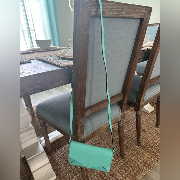 “Breakfast at Tiffany” Blue Kate Spade Envelope Crossbody - Picture 6 of 8